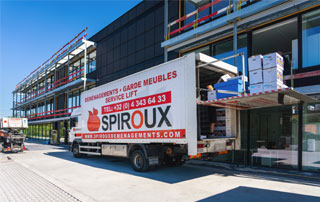 camion Spiroux à Liège