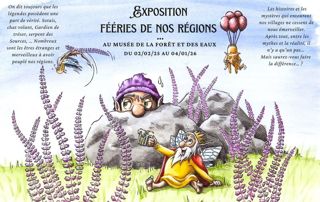 Affiche de l'exposition Fééries de nos régions