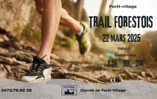 Affiche du Trail Forestois